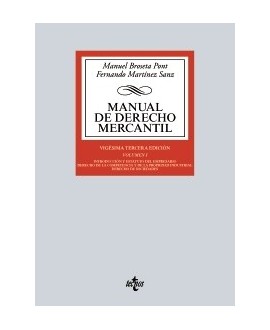 Manual de Derecho Mercantil Vol. I.