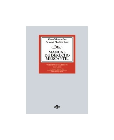 Manual de Derecho Mercantil Vol. II.