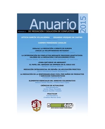 Anuario de Mediación y solución de conflictos
