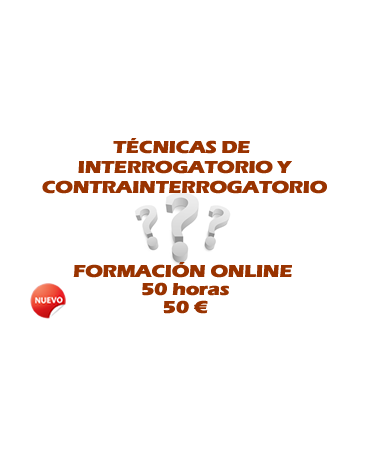 Curso online Técnicas de interrogatorio y contrainterrogatorio en juicio