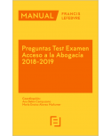 Manual Preguntas Examen Acceso a la Abogacía 2018-2019