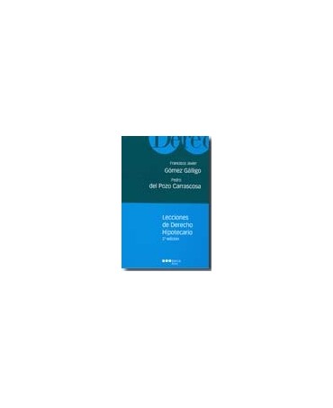 manual Lecciones de Derecho Hipotecario
