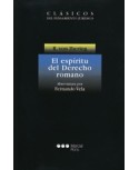 El espíritu del derecho romano